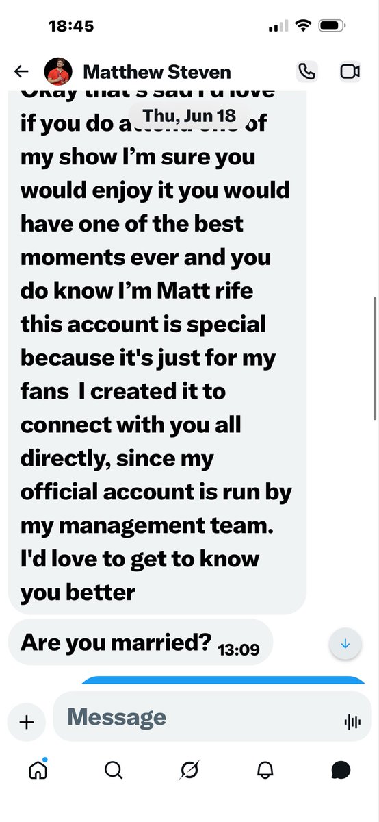 orliell's tweet photo. @mattrife I have to say it’s really sad that because I’m an older woman (56), idiots think they can try to take advantage of me. It hurts my heart that people fall for these. I just want people to not to fall for this shit. https://t.co/N24QwkPVlF