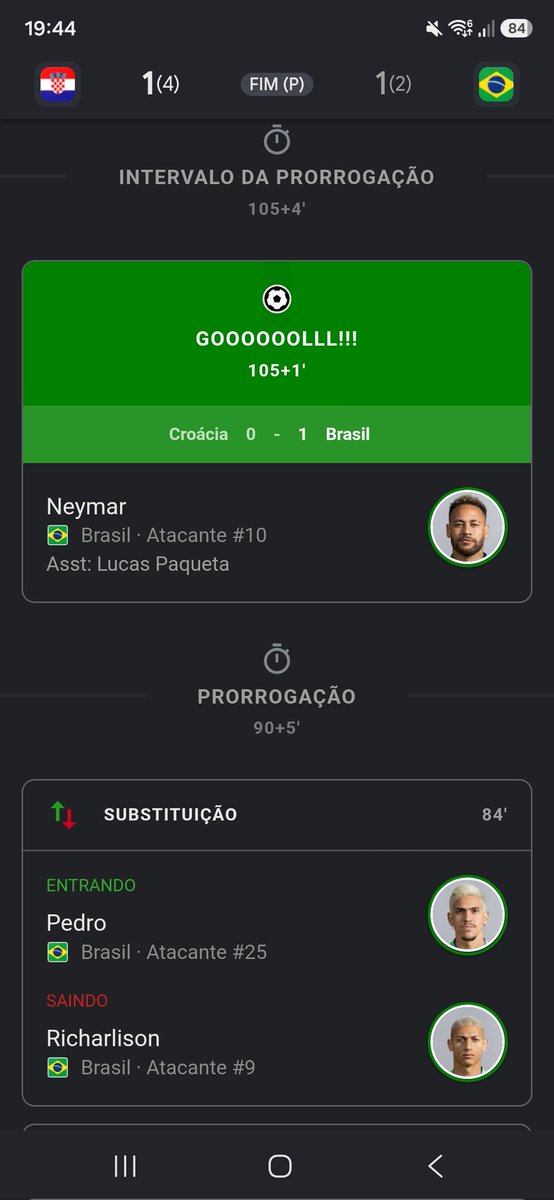 OMaiikinhoCS's tweet photo. @RonielDias2 @peterjordan Eliminação do Brasil em 2022, a pessoa que fez o gol, e depois faltando 4 minutos a zaga brasileira corre para o ataque https://t.co/xXdpbGwYhi
