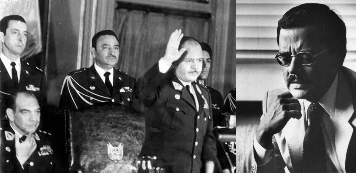 eutanatikus's tweet photo. @ElianaOdam Hildebrandt es ZDM desde la época de la dictadura socialista del general golpista Velasco. Trabajó en el SINAMOS junto a otros ZDM para apoyar activamente la "revolución peruana" producto del golpe miitar de 1968. Su apoyo a MVLl fue unicamente por su antiaprismo y por hambre. https://t.co/hvpiJaVevz