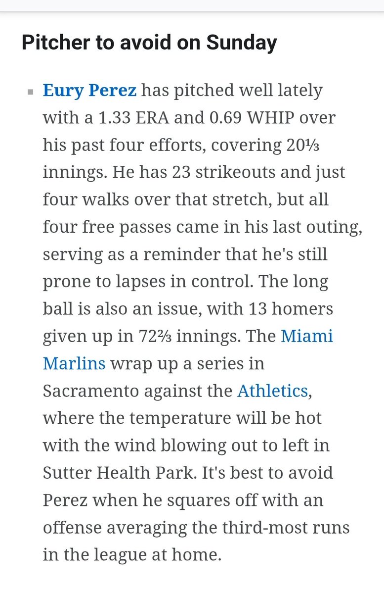 Carp513's tweet photo. @ESPNFantasy who writes this garbage? https://t.co/yCwNZHOyj7