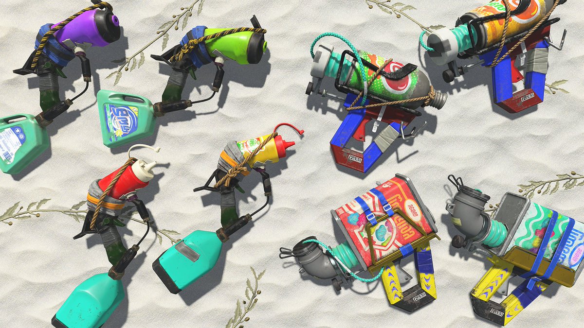 SplatoonNA's tweet photo. Dualies offer high maneuverability. With one in each hand, you can execute a high-speed roll to dodge Salmonids and reposition while shooting. https://t.co/4GtsgDQdoN