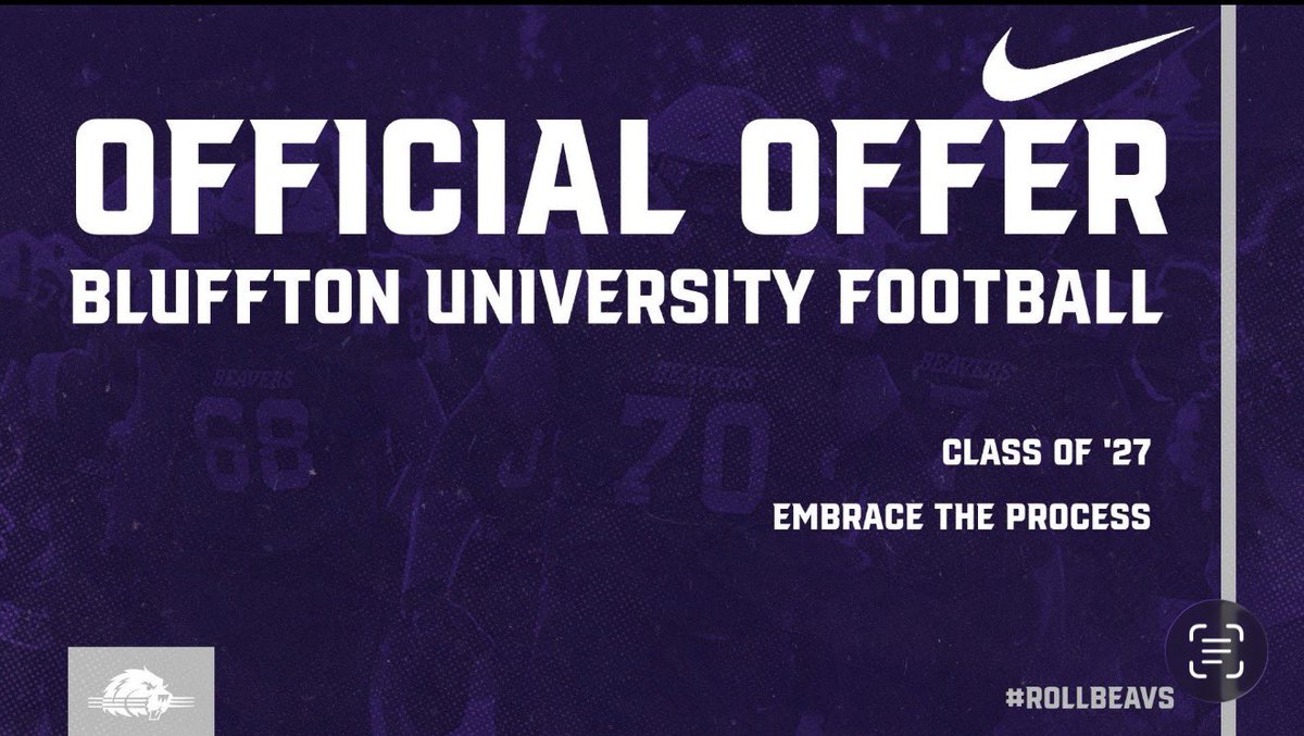 Jjwesselman24's tweet photo. After a great conversation with @CoachmKellogg I am extremely grateful to be offered by @BlufftonU https://t.co/DUZGJG03ov