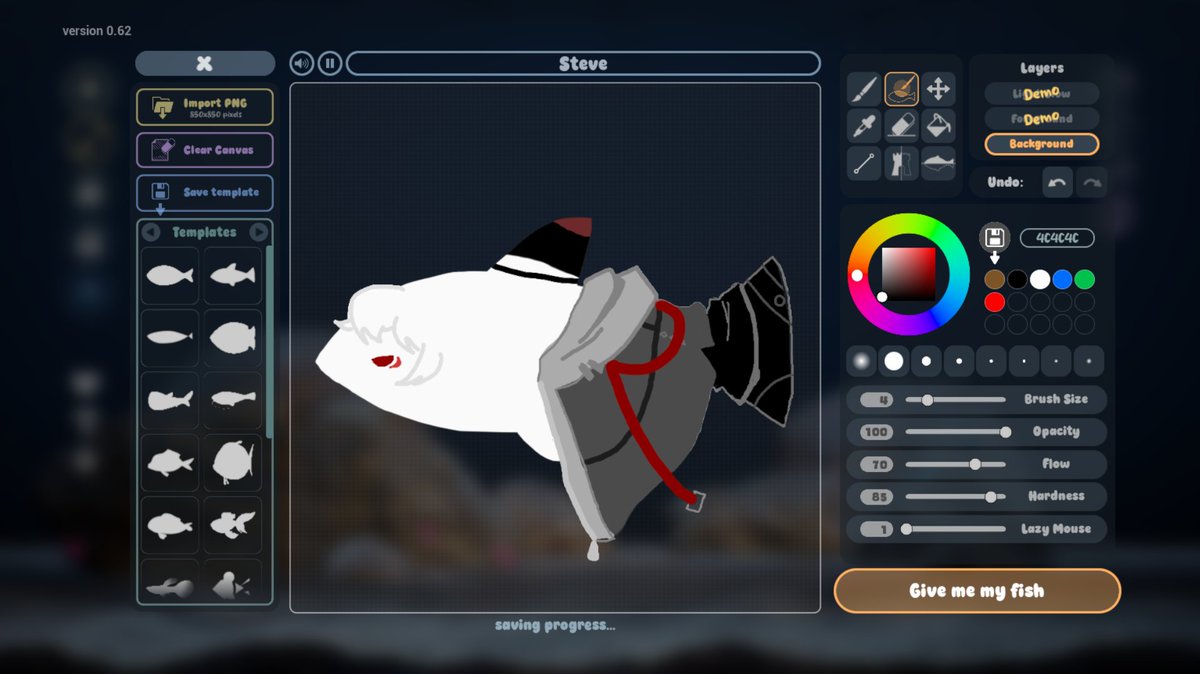 moonslunaire's tweet photo. Casper fish in Drawquarium (steam) #adwd #adatewithdeath https://t.co/B9nnOUvEUa