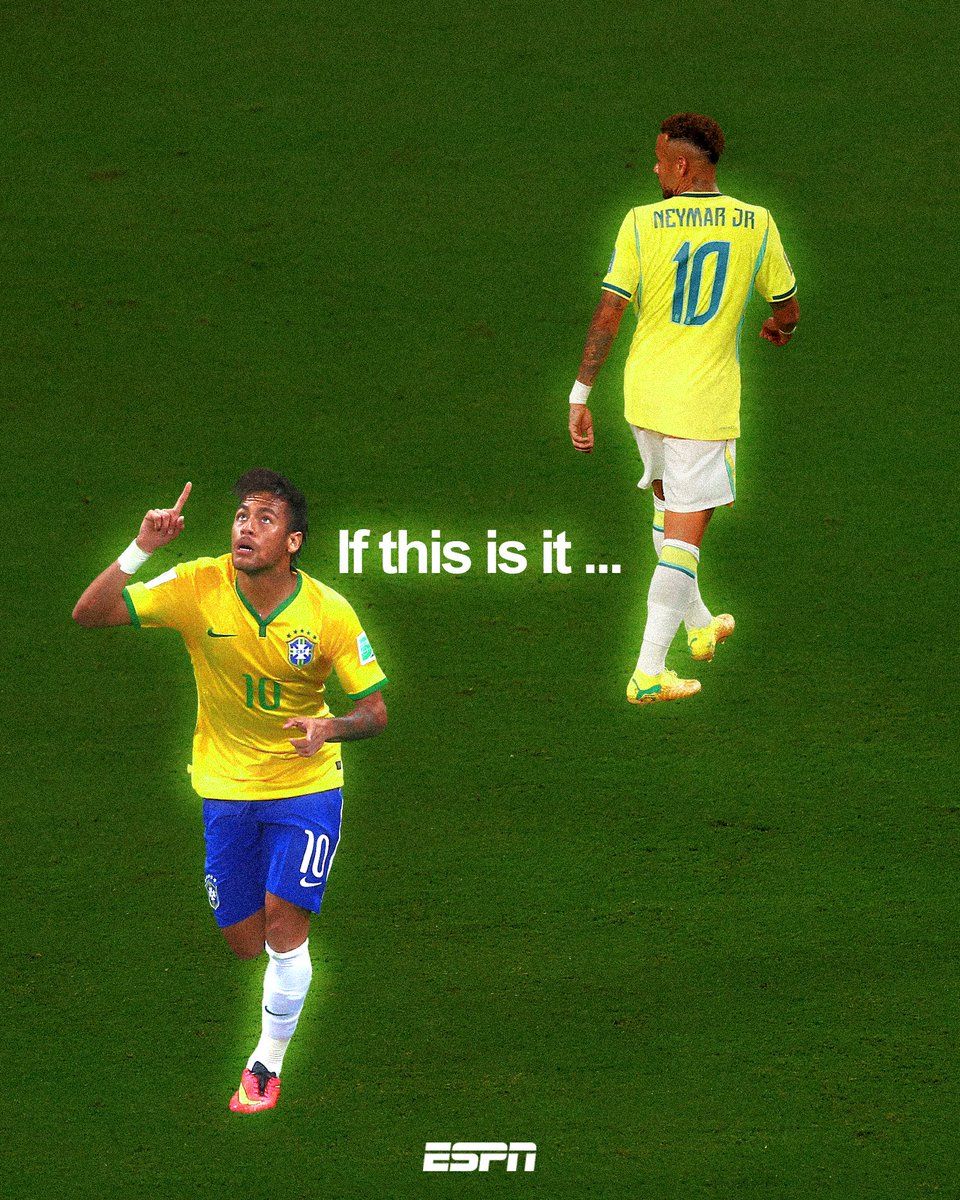 akash_coding's tweet photo. Thank you, Neymar. 💛🇧🇷 You gave everything for Brazil. Football can be cruel, but your legacy will never fade. Obrigado, Ney. ❤️ @neymarjr https://t.co/ksFp2iktNg