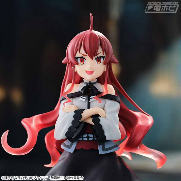 hobby_magazine's tweet photo. 【週末の話題】『#無職転生』からお嬢様ヒロイン「エリス」のプライズフィギュアがリニューアル再登場！髪の毛がクリア素材にアップグレード!!

https://t.co/qnDKbRBbtO

#セガプライズ https://t.co/f3bIEehUuK