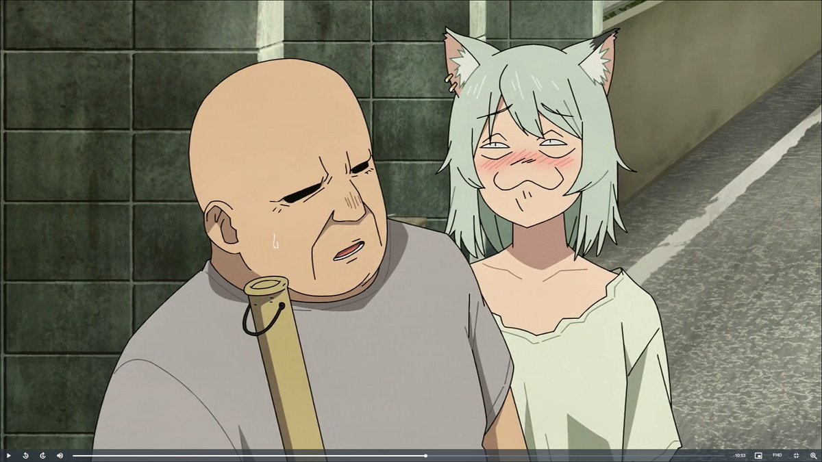 CarlchenKlein's tweet photo. My favorite screenshots from #chainsmokercat #yanineko https://t.co/2hM6bXZcCy