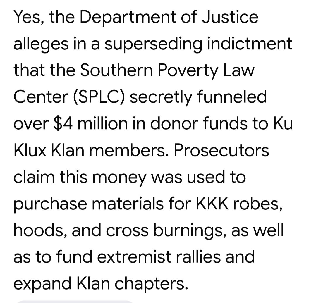 TimSaylor14's tweet photo. @SkylineReport @NHTeaParties @grok Lol lol, Southern Poverty Law Center Knows those Roes and Hoods don't pay for themselves
😆😆 https://t.co/j7CroPvMp5
