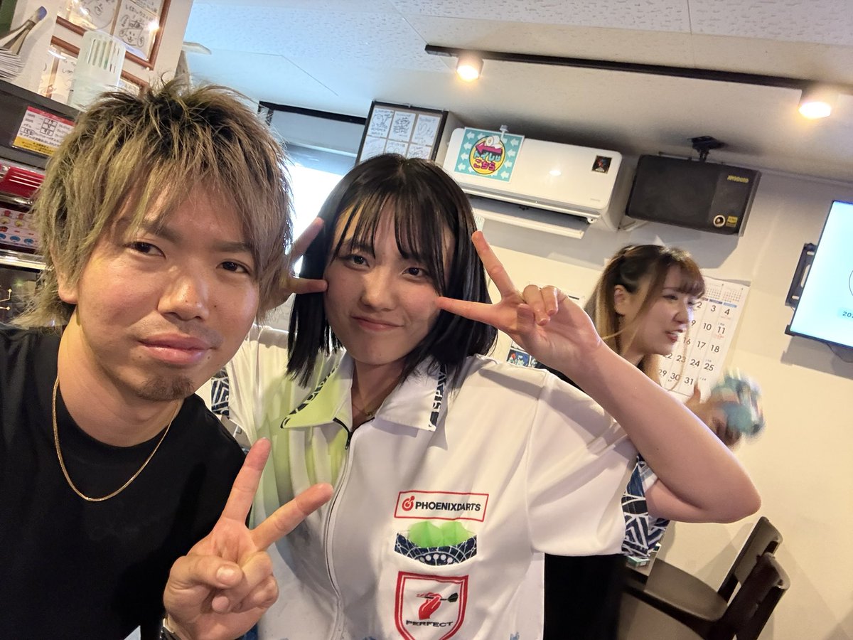 tetsuya90001's tweet photo. 昨日はありがとうございました！！

久々ぶっ潰れた。
ご迷惑お掛けしました...

@yuuka2021_ @Pax_darts https://t.co/fWmvWoqsmQ