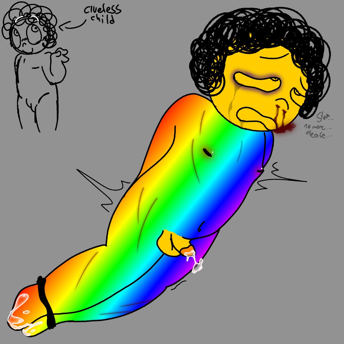 BooImBlue's tweet photo. I forget that I need to post my nsfw here too #Booimblue #Yelloimyellow #colourboynsfw #colourboyr34 https://t.co/PestkHhZW8