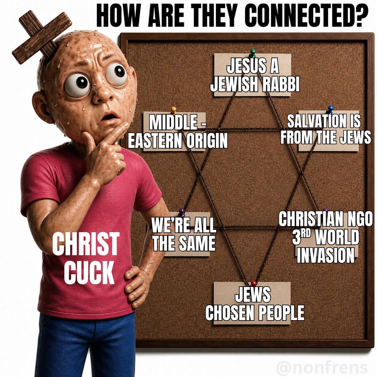 nonfrens's tweet photo. Deus Vult! This vile meme shall be broken upon the rocks of righteousness! 😤🙏🏻 https://t.co/aBhXR9yS3e