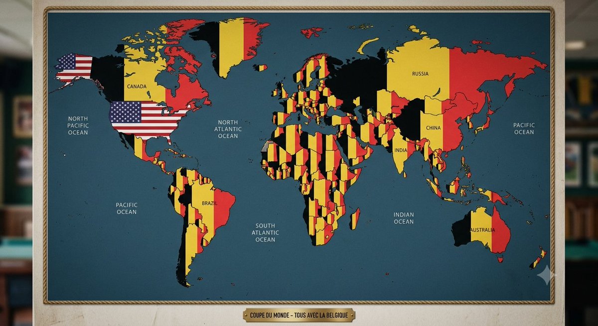 Asnl's tweet photo. @Romain_Molina La carte du monde demain https://t.co/726tD5fgDB