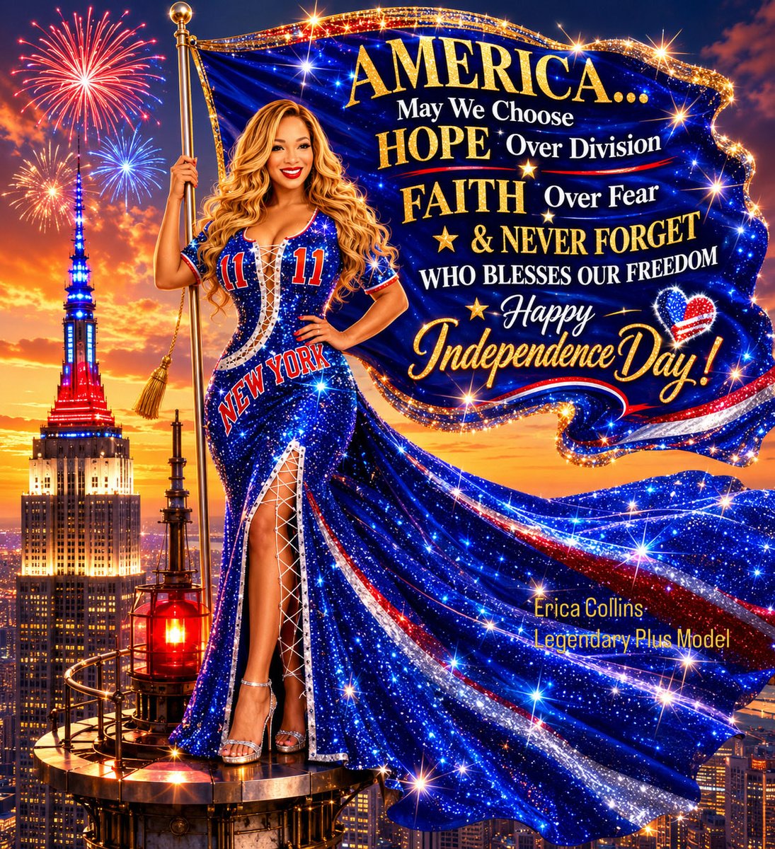 EnterpriseECAA's tweet photo. 🇺🇸 AMERICA No matter our differences, we all share one flag, one nation, &amp; the opportunity to build a brighter future together.May God continue to bless America with wisdom, courage, unity, and peace.❤️🤍💙 Happy Independence Day! 🇺🇸#Happy4thOfJuly #HopeOverDivision #EricaCollins https://t.co/8DcDCe4yrs