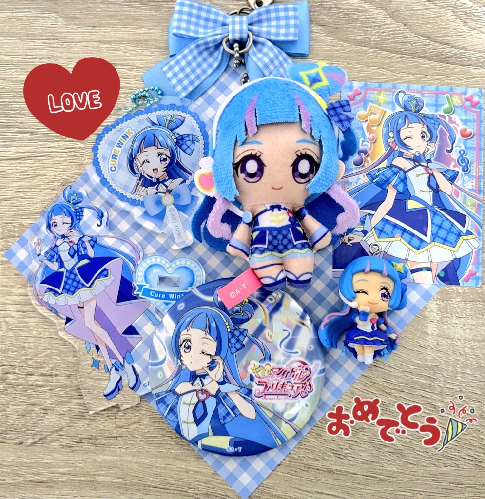 今日は蒼風ななちゃん/キュアウインクの誕生日🔷✨️ おめでとう
