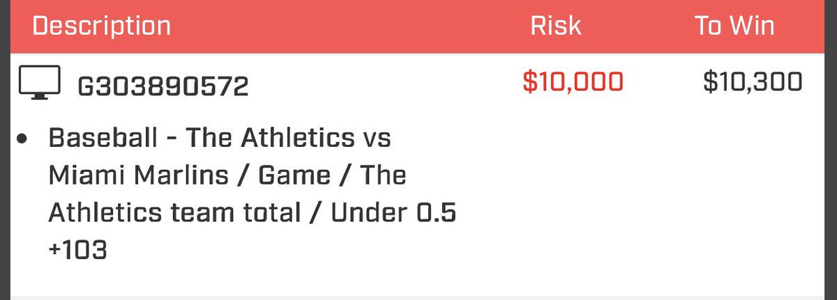 FetishBets's tweet photo. Athletics are currently getting perfect gamed thru 7 innings

I’m going all in profit for them to get 0 runs, get even better or get even https://t.co/LwUnHCnZru