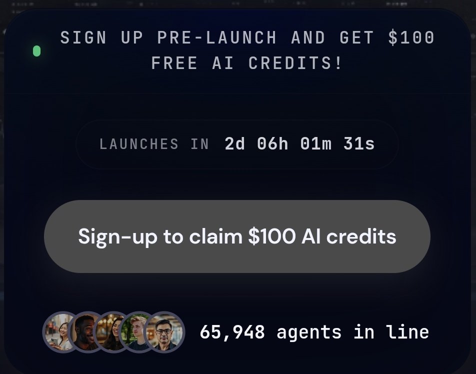 Freeland_Sword's tweet photo. 📣Senpi Waitlist 

💥Launches in 2Days 6 hours

💰Claim free $100 worth AI credit 
on @senpi_ai (Hyperliqui Agent) 

⏱️Time required; 20 seconds

How to get in ✍️?
 🫂Click on; https://t.co/9KhFN5y1sm
🫂connect your mail/account
🫂Claim your Hyperliquid Agent https://t.co/vyhhWzRnqV