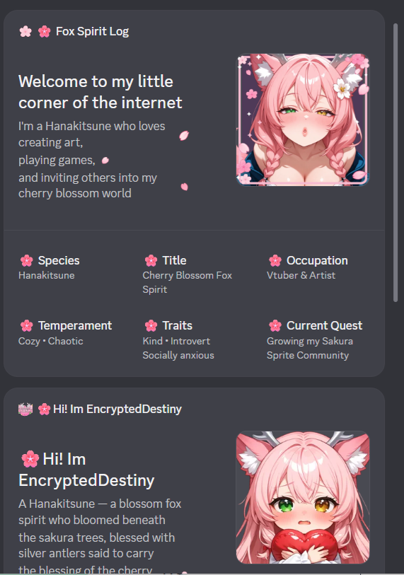EncryptDestiny's tweet photo. Took me two days and several errors but I got it done! Happy with how it looks! Probably gonna edit it more later 🥰 https://t.co/aawkxp8ARo
