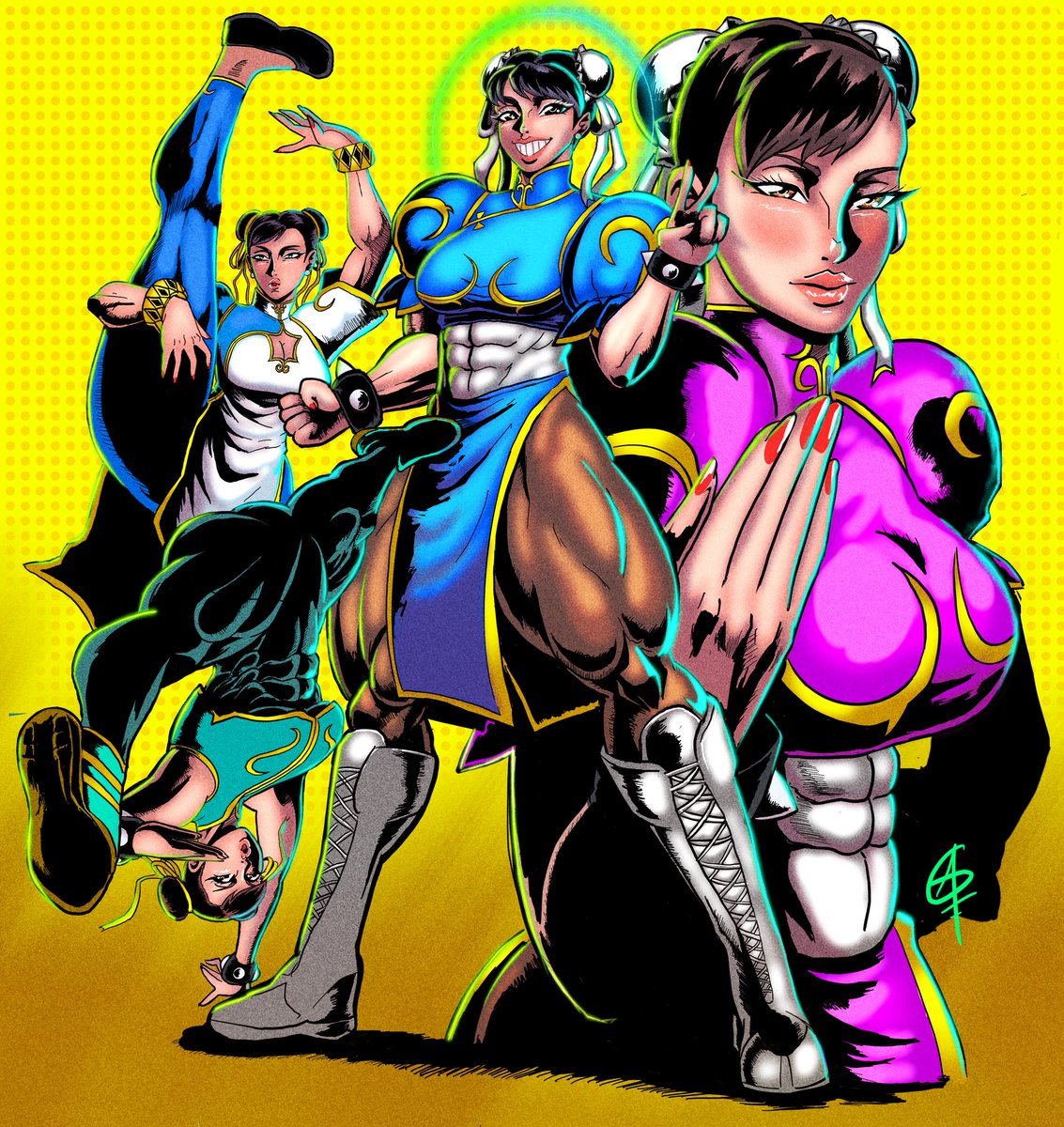 geekyalexx's tweet photo. Ｃｈｕｎ　ｌｉ #Streetfighter６ #chunli https://t.co/0etf6nZYrc