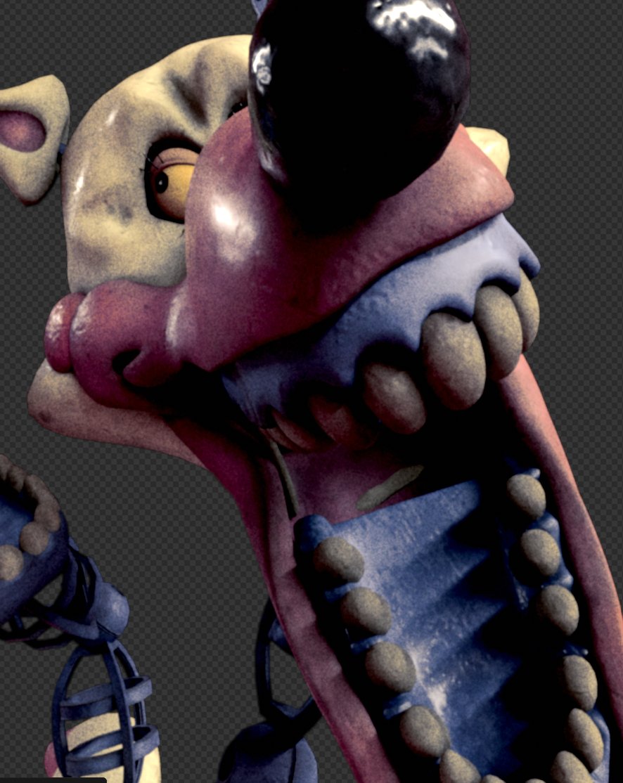 FebbyFabbear's tweet photo. Friend of friends!

#FNaF #Mangle #Art #Blender https://t.co/ZfSh8J5MWC