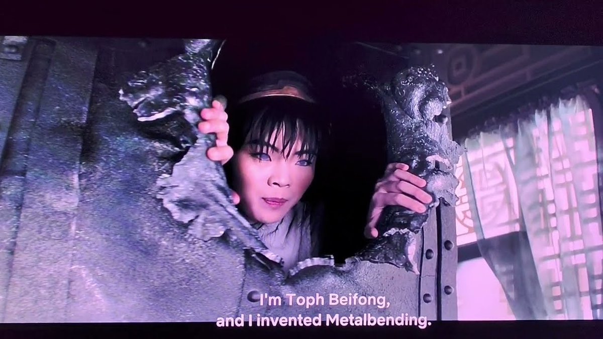 caroliner_draws's tweet photo. When you’re Toph Beifong and you invented metalbending https://t.co/RWDCQsdlPM