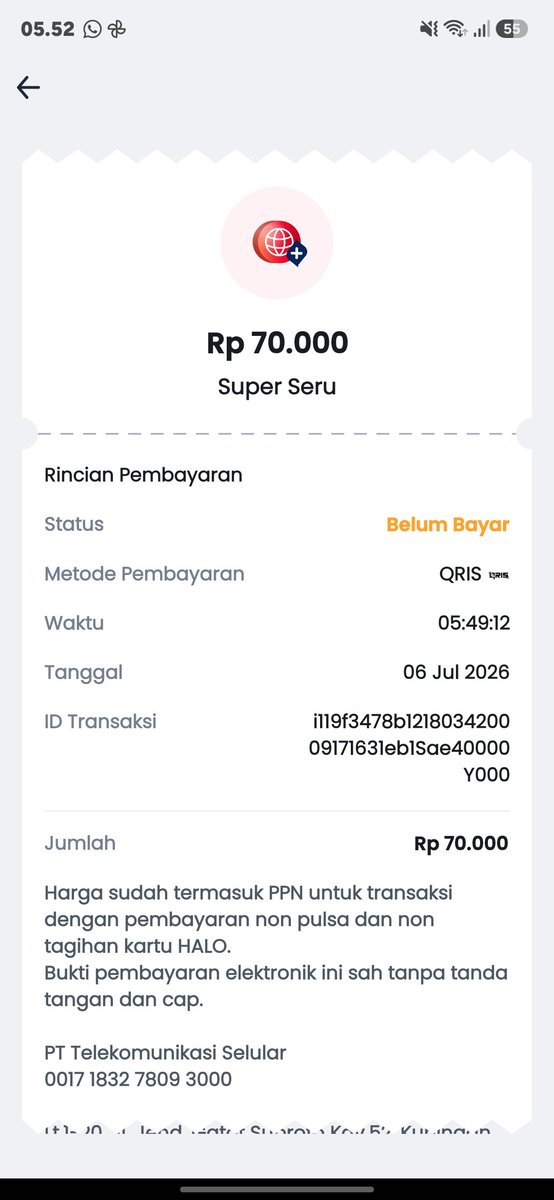 xzzamp's tweet photo. min cara munculin barcodenya gimana? tadi kepencett @Telkomsel https://t.co/5kiZkhBEdz