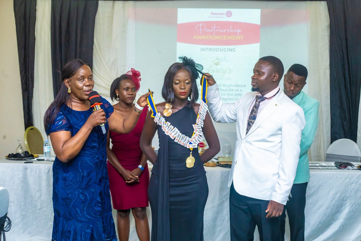MuwanguziAlex11's tweet photo. The Rotaract Club of Mukono successfully installed its new President, who will lead the board and members in shaping a future of lasting impact. I was honored to witness this peaceful handover of leadership and encouraged the President and members to begin with themselves to bethe impact they envision.
#RotaractLegacy 
#RotaryEyamba