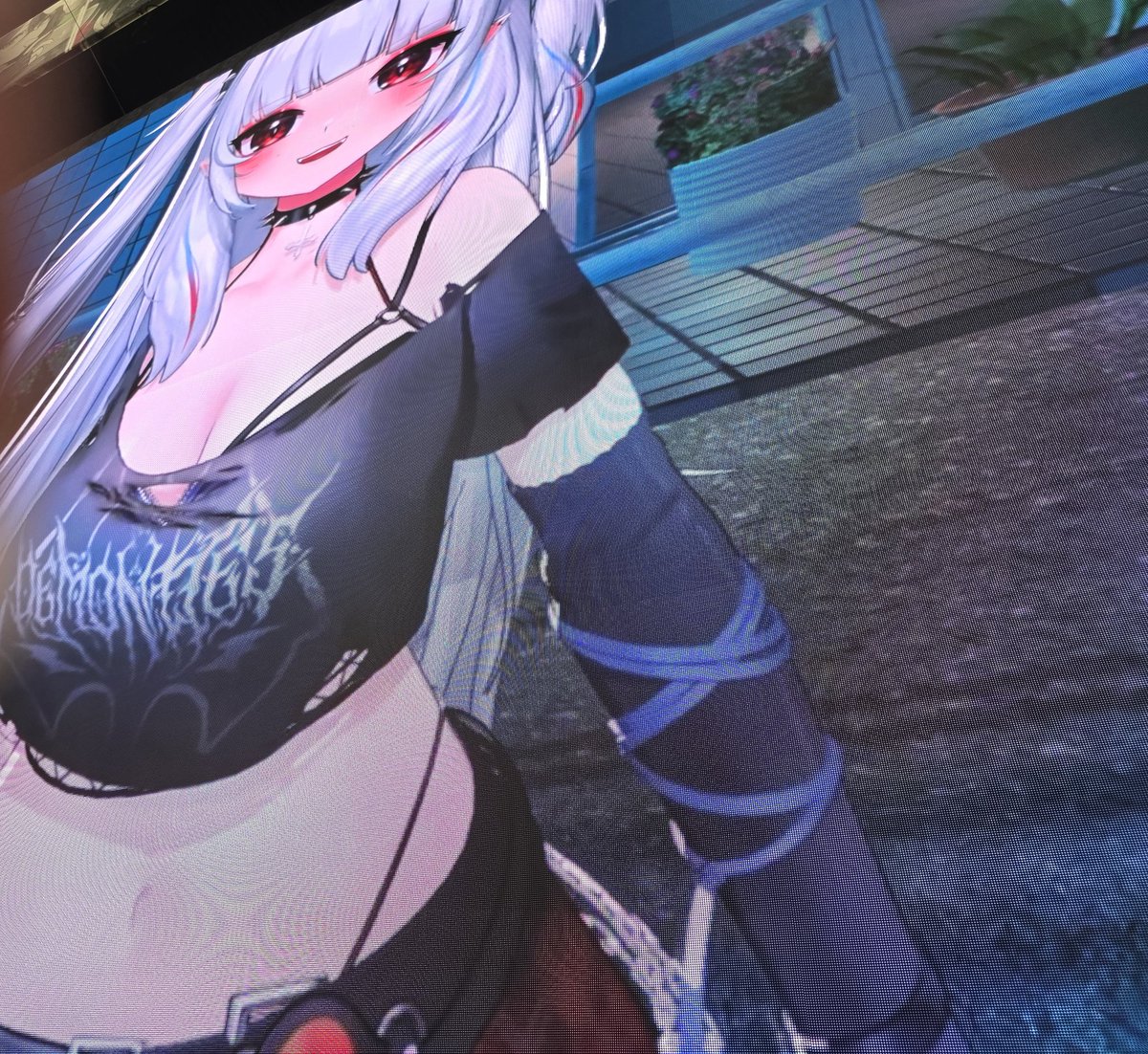 Nymo's tweet photo. DO NOT WATCH VTUBER MEET AND GREETS IN THE FRONT ROW 🫪🫪🫪🫪 https://t.co/qwG7ueqQJu