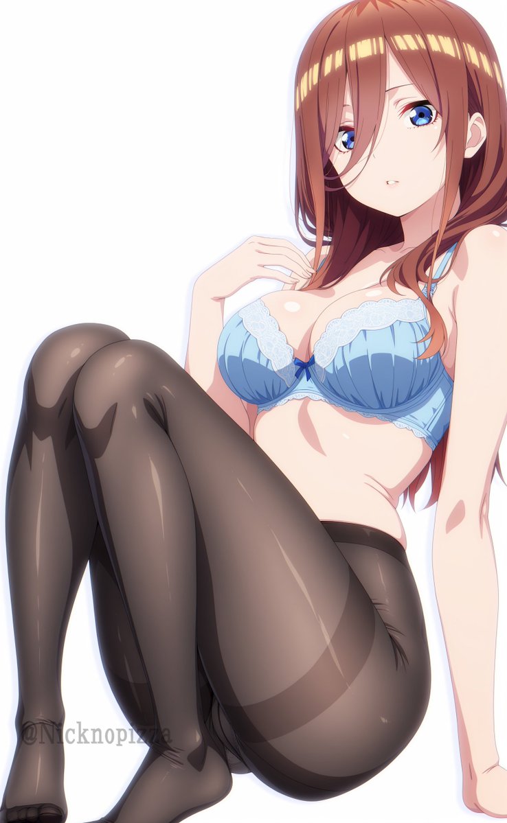 Nicknosub's tweet photo. 中野三玖『五等分の花嫁』 
三玖の黒タイツ
SFW　#TheQuintessentialQuintuplets https://t.co/I89tlOD8Z6
