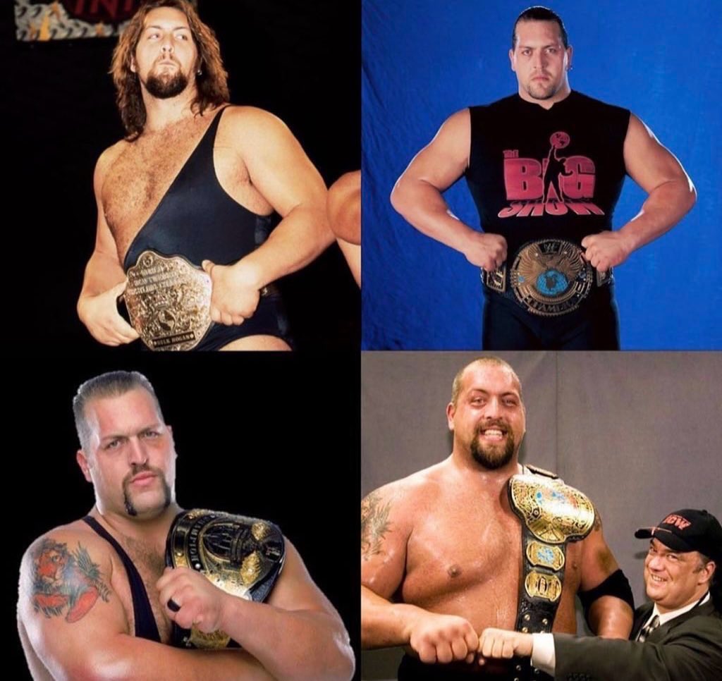 Wrestling80s90s's tweet photo. On This Day in Wrestling History - Yesterday was 20 years since The Big Show (@PaulWight) defeated Rob Van Dam to become the first man to become WCW, WWF and ECW World Champions (7/4/06) @OTD_in_WWE https://t.co/Qm5pqZkgtt