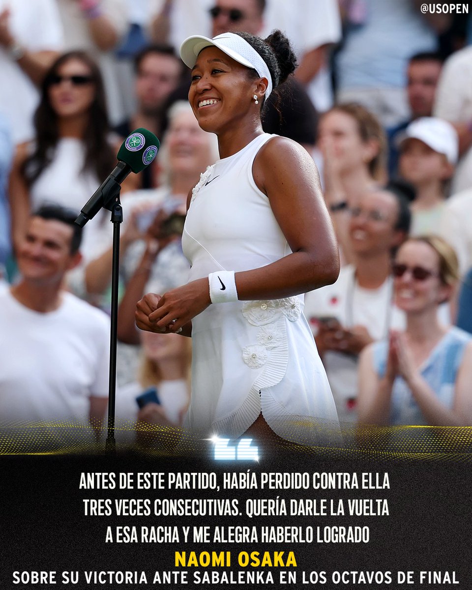 usopen's tweet photo. @naomiosaka demostrando que el esfuerzo siempre tiene recompensa 🤩 https://t.co/qfurzFKceY