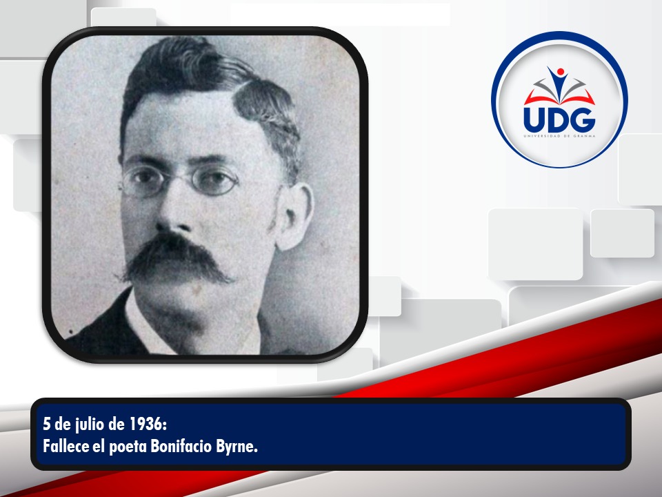 Universidad_UDG's tweet photo. 📅 5 de julio: Fallece el poeta Bonifacio Byrne

Recordamos al poeta matancero Bonifacio Byrne, autor del inmortal "Mi Bandera".

Sus versos, defendidos por Camilo Cienfuegos, son símbolo de identidad nacional.

#UniversidadDGranma #100AñosConFidel #50AñosFormandoFuturo https://t.co/LBHf8skLBM