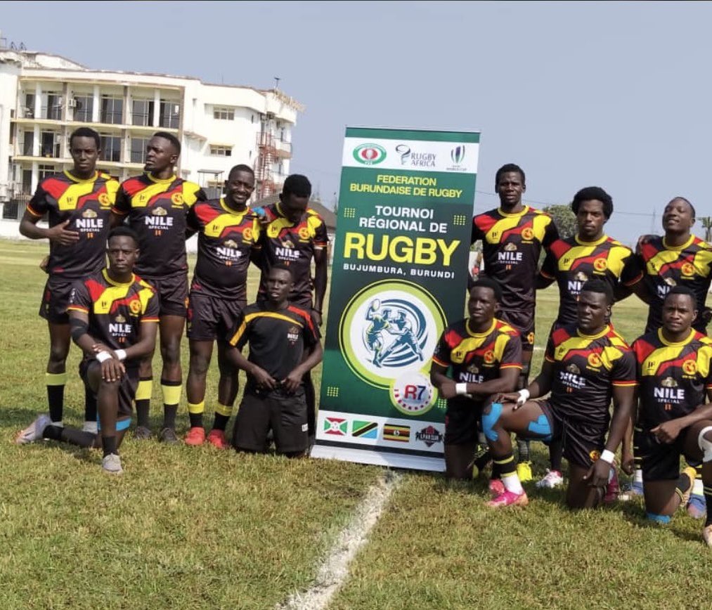 DBwaha's tweet photo. The Uganda Emerging 7s under coach @Nkityomassa won the Burundi 7s beating Tanzania 48-0, Burundi 31-14 and DRC 61-0. 

Ivan Bulima was awarded the tournament Most Valuable Player. 

#Burundi7s #AfricaRugbyWithDenise #Uganda #rugby #rugby https://t.co/yH76lD7qx9