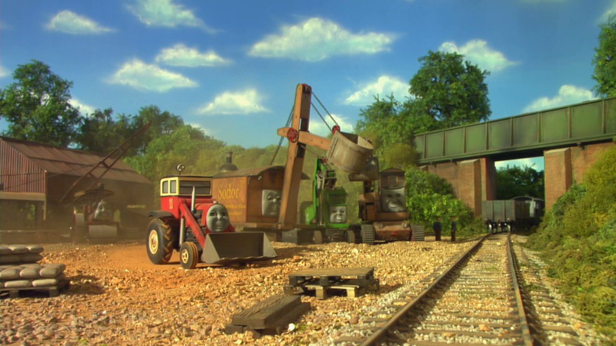 ThomasHistory84's tweet photo. Madge, Duncan, Miss Jenny, Arthur, Mighty Mac, Buster, Terence, Jeremy, Dennis, Farmer Finney, Cyril, Lord Callan, Kuffy, Alice, Elizabeth, Kelly, Molly and Freddie. 
However, this was the first movie to feature: Jack, Mr Percival, Lady Hatt, Skarloey, Sir Handel, Alfie, Oliver- https://t.co/tvyAh00r9w