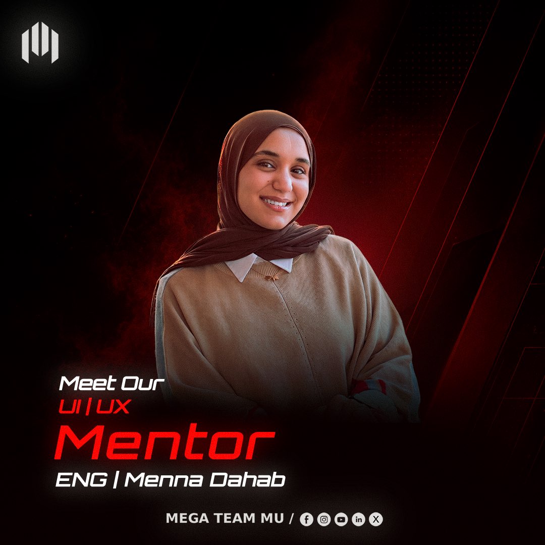 MegaTeamMU's tweet photo. Meet the UI Track Pit Crew for Red Dev
Ranim Tamer, Menna Dahab, Mariam Salem, Nada Mahmoud, Mariam Ahmed, Eman Salem
#Red_Dev
#MEGA_Team
#Shaping_Futures
#Empowering_TechMinds
#Fueled_By_Code_Driven_By_Innovation https://t.co/yDmD9v3ZHW