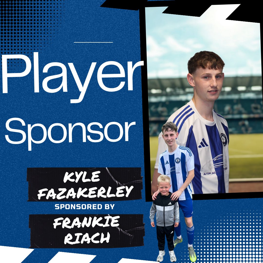 AfcMoor's tweet photo. PLAYER SPONSOR!!

Kyle Fazakerley is sponsored by one of our youngest and loyalest supporters, Frankie Riach!

Thank you for supporting the club Frankie! 

If you want to get involved in a player sponsorship message the page! https://t.co/UrxR6jKJ75