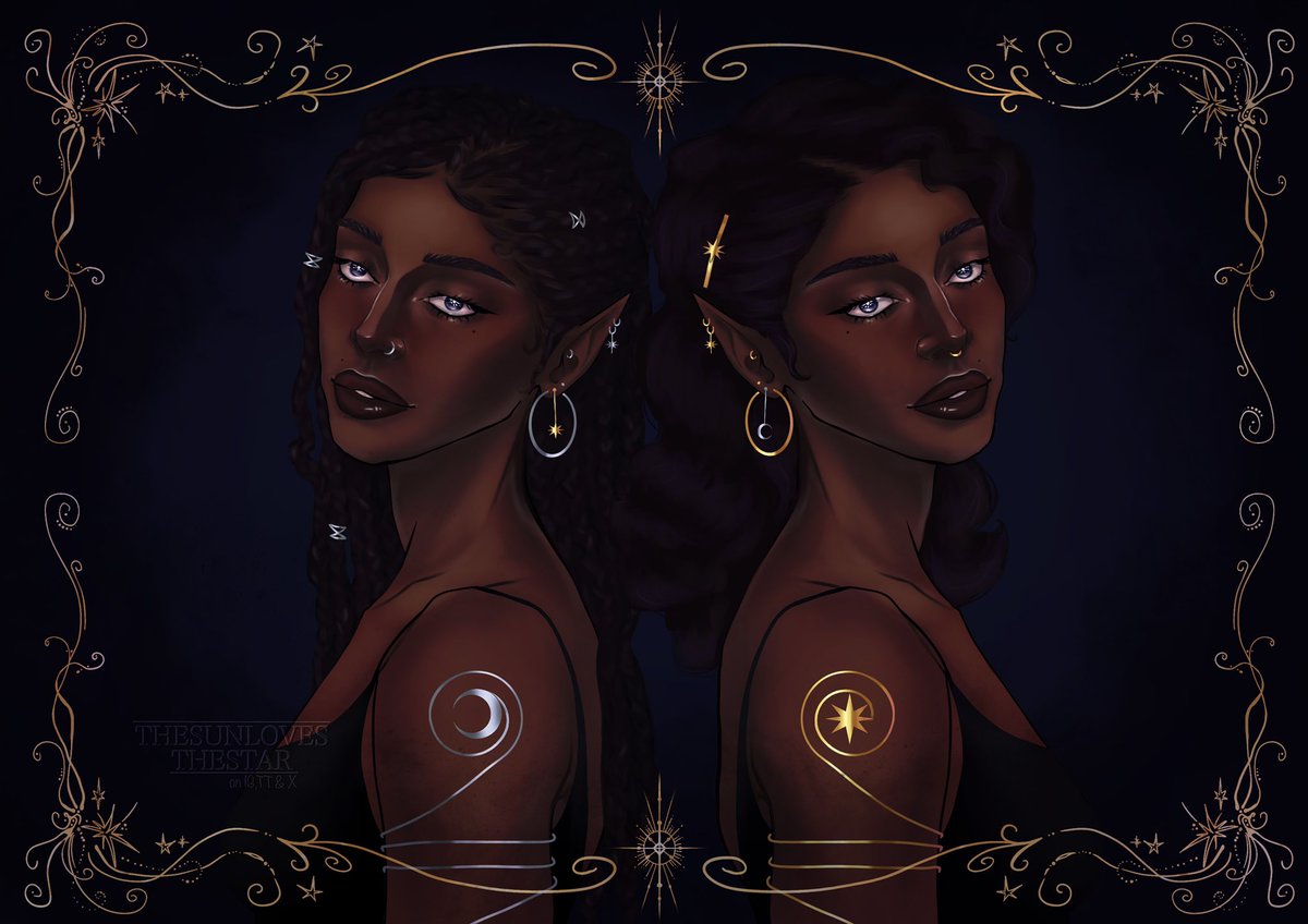 sunlovesthestar's tweet photo. Nuala and Cerridwen ⋆｡°✩ 

im so excited to see more of them in the next books!!! https://t.co/vIOmqw05xh