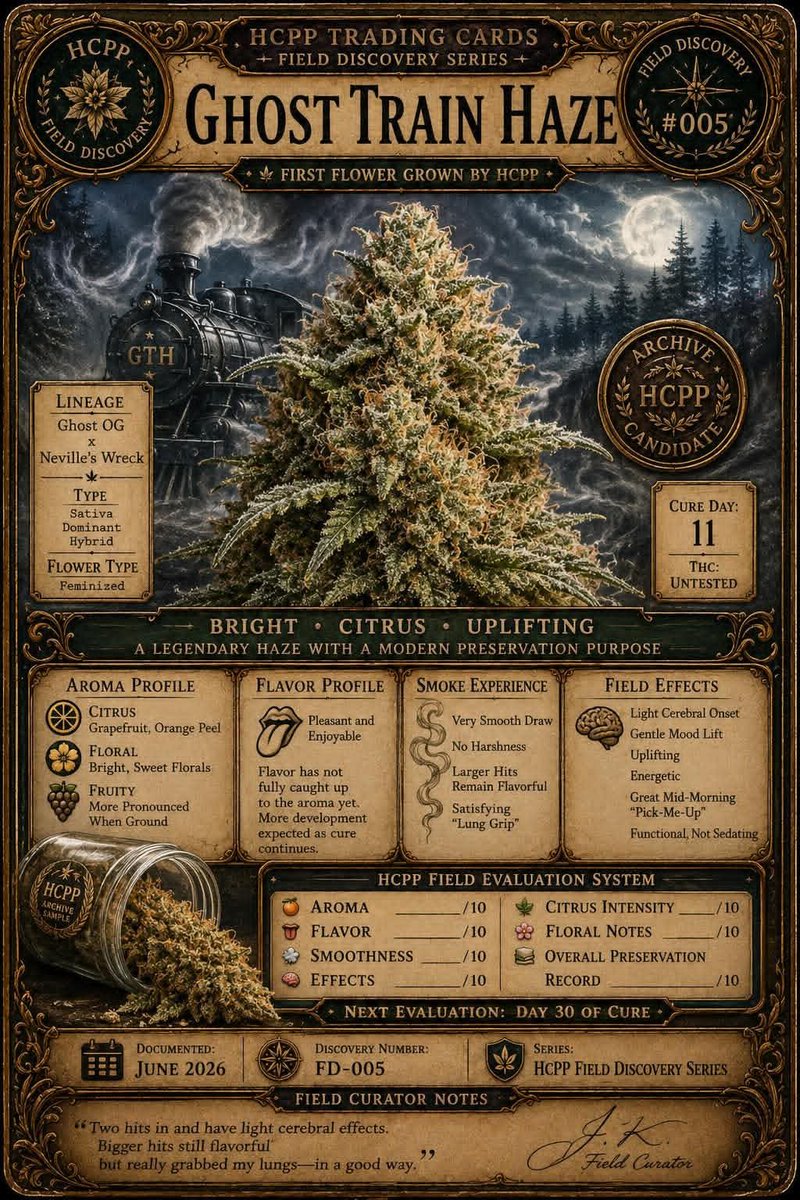 RobertFox_420's tweet photo. Ghost Train Haze 🌱🗣💨
Ghost Train Haze is a classic Sativa perfect for daytime use.
Effects may include:
- Energizing
- Appetite stimulation
- Fatigue reduction
- May be racy for people with anxiety
#cannacommunity #cannabiscommunity #marijuanaismedicine #CannabisCultivation #GrowRoomTips #HomeGrow #GrowYourOwn #Horticulture #GrowersCommunity #GreenThumb #IndoorGardening #GardenTech #Horticulture #PlantCare #Photosynthesis #cannabis #weed #marijuana #cannabisculture #thc