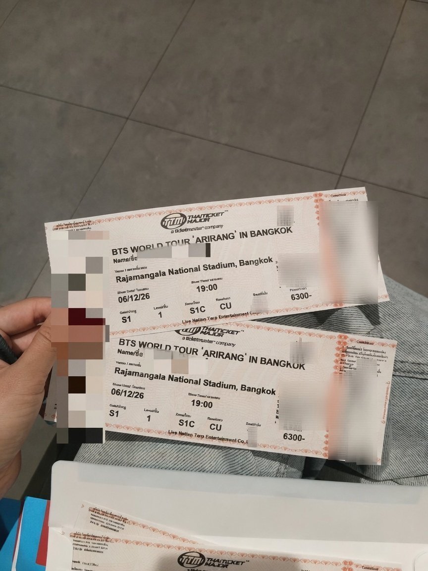 timo_savage's tweet photo. ขอปล่อย 6300 2ใบก่อนนะคะ
ราคา+++จากหน้าบัตร
ไม่มีมัดจำนะคะ
S1C 2ใบติด

#BTS_WORLDTOUR_BANGKOK
Dm me...🫶 https://t.co/6S4OwXNX3B