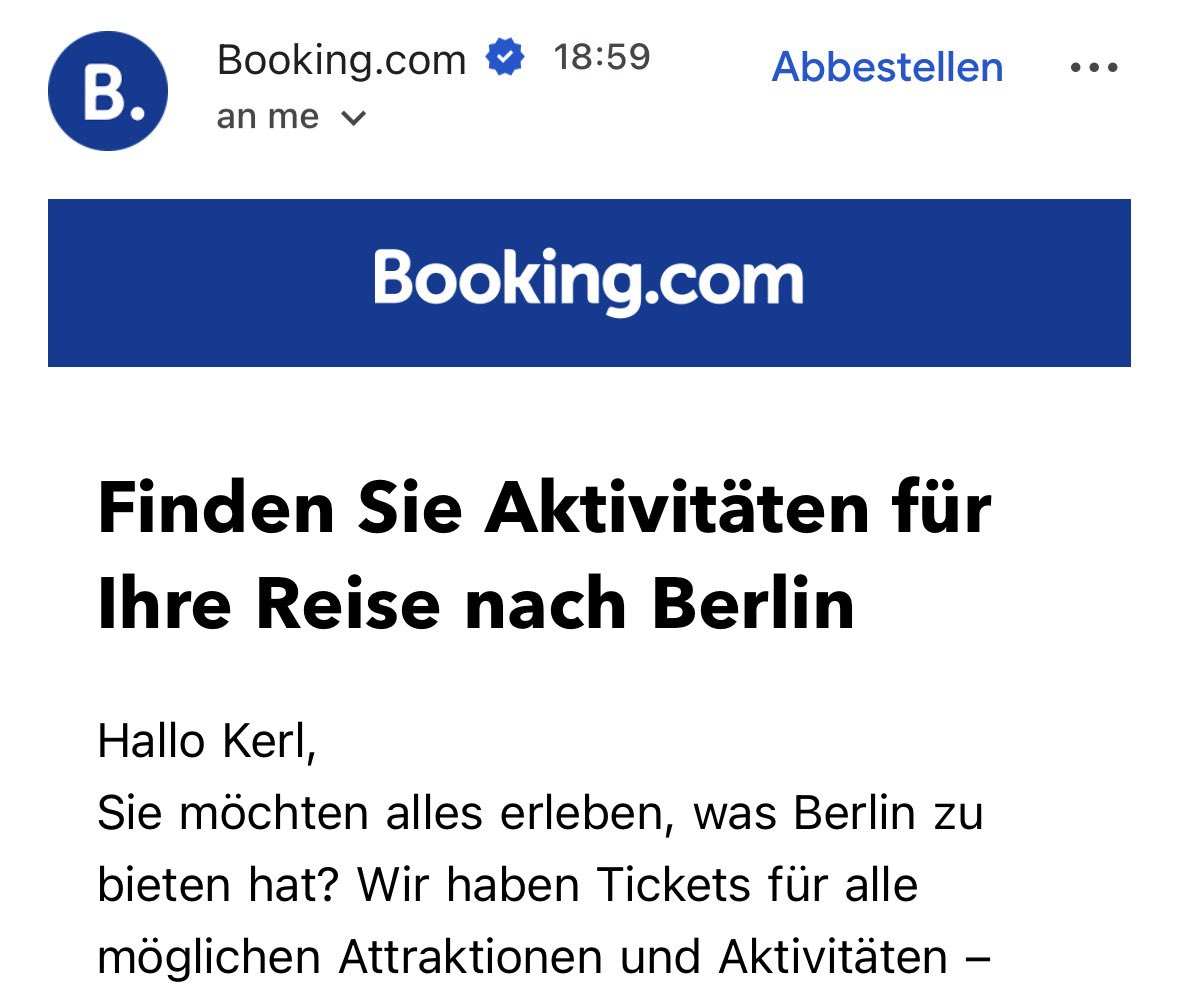ninotakutv's tweet photo. Also 1) Für Sie immer noch HERR Kerl
Und 2) Ich möchte nicht alles erleben, was Berlin zu bieten hat, sondern nur System of a Down live in concert. 
Aber danke.

Mfg 
Kerl https://t.co/hVF0q5n9D8