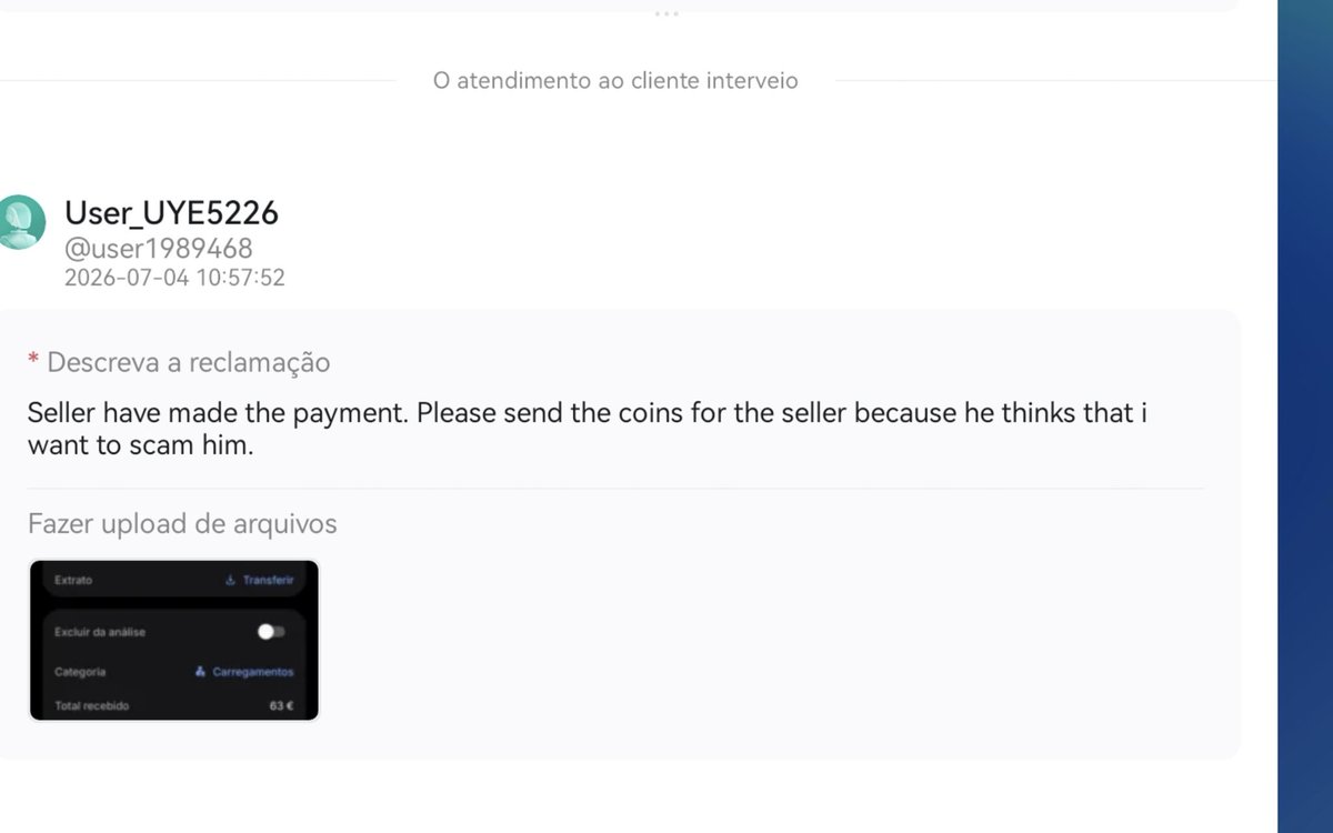 prince_chi36884's tweet photo. CoinEx The seller confirmed my payment. He can’t refund the money or send the USDT because it’s locked by CoinEx. Please release my funds immediately. @coinexcom @CoinExCS https://t.co/hG4HXdI5I5