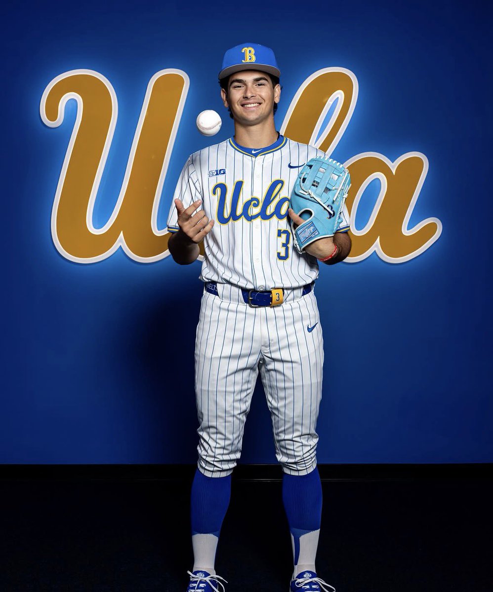 prospectporch's tweet photo. We have a flip!

Orange Lutheran SS CJ Weinstein has announced his commitment to UCLA via Instagram after previously being committed to LSU.

Weinstein checks in at No. 143 on our big board and comes with draft risk, but would be a massive name to get to campus. 

Profile: https://t.co/HyHi1iMKXe