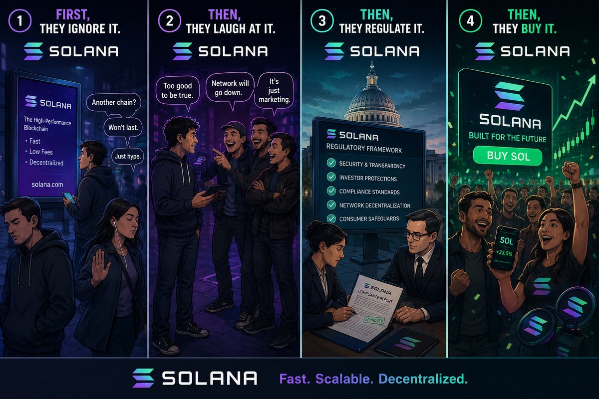 InfoXnge's tweet photo. Every great technology follows the same path. 
Be early. Not sorry - #Solana https://t.co/XDUiSrRUYB