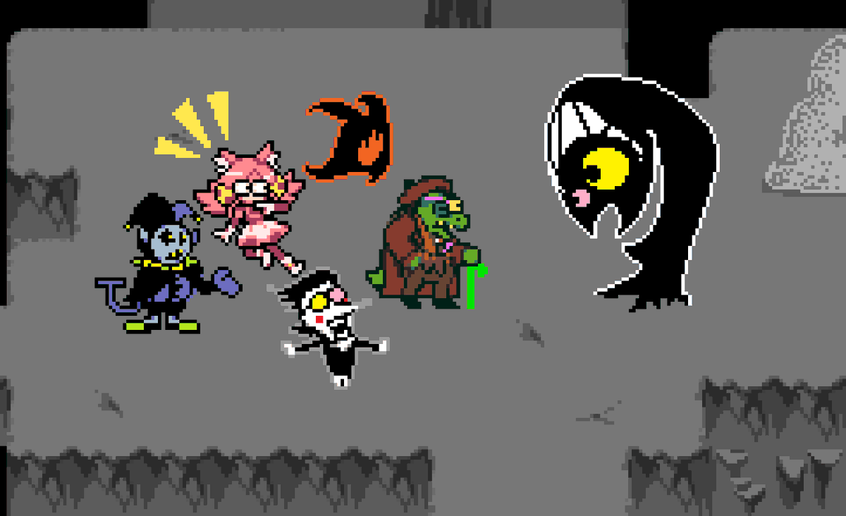 Kurisuu101's tweet photo. FRIENDly greeting
#deltarune https://t.co/IvQcKz0fiq