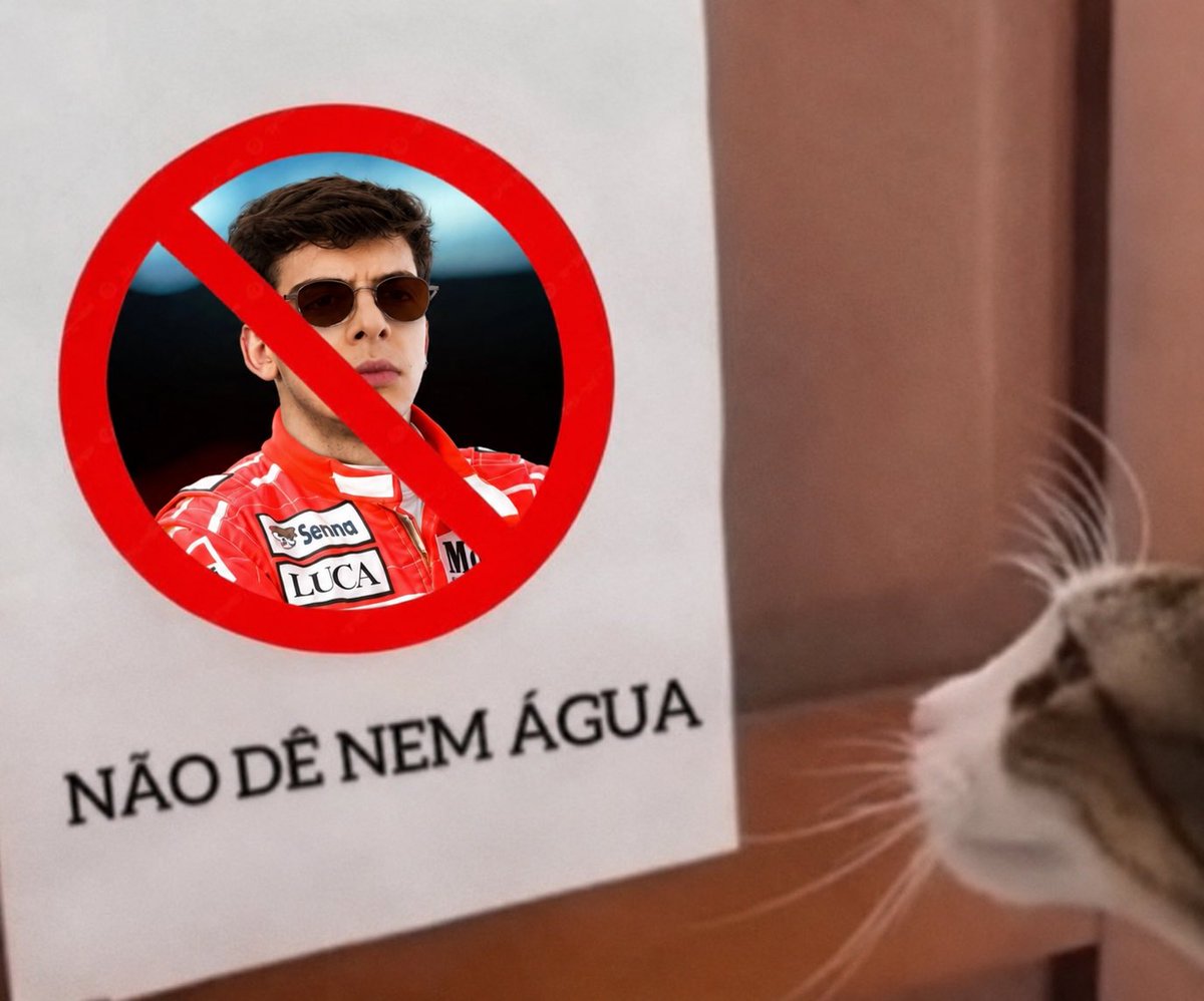 Imversttapn's tweet photo. a porra do Luca Morelli tava em Silverstone, claro que ele ia zikar meio mundo de gente 

@lucamorelliF1 n sai de casa mais n fazendo o favor https://t.co/NnBPWMDaFD