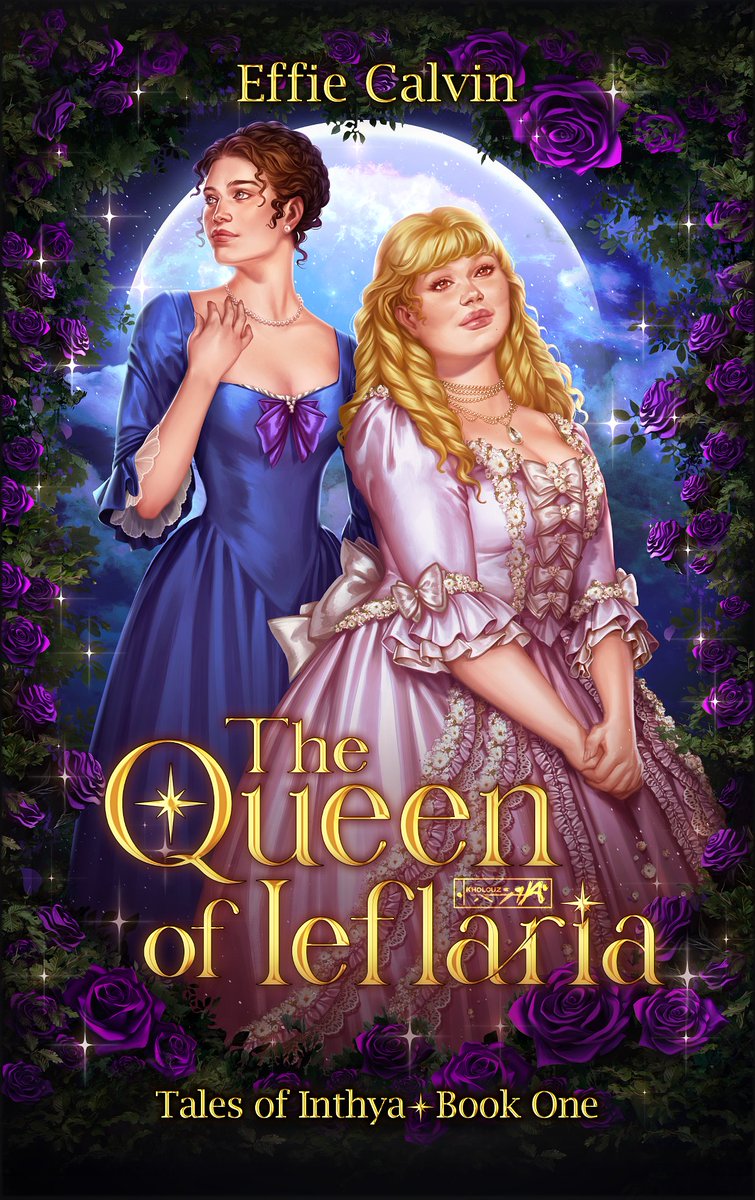 kholouz's tweet photo. The Queen of Ieflaria ✨💜

Illustrated the cover of Book One from the series 'Tales of Inthya' by @EffieCalvin - I'm currently working on the rest of the covers for this series with the author, so stay tuned for future reveals! https://t.co/7yF8HtqKnw