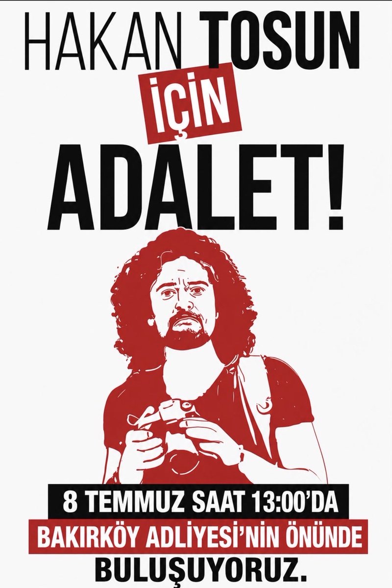 korkutakin's tweet photo. Bu dava yalnızca Hakan Tosun’un davası değildir. Bu dava, herkesin sokakta özgürce ve güven içinde yürüyebilmesinin, hakikatin ve adaletin davasıdır.

Adalet gizlenemez. Hakikat susturulamaz. https://t.co/JQbDeSPTiE