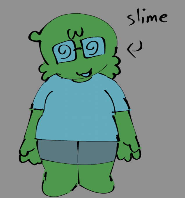 wlooeyfaps's tweet photo. this is my slime slop oc. take one good look at her https://t.co/2Mgo7GJBWd