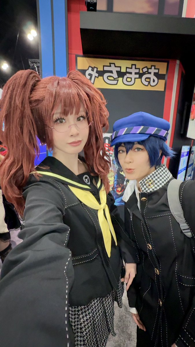 suyu_rin's tweet photo. So much Persona stuff at Anime Expo, I’m so happy 😭💖 #animeexpo2026 #animeexpo https://t.co/Ln81fdRpGi