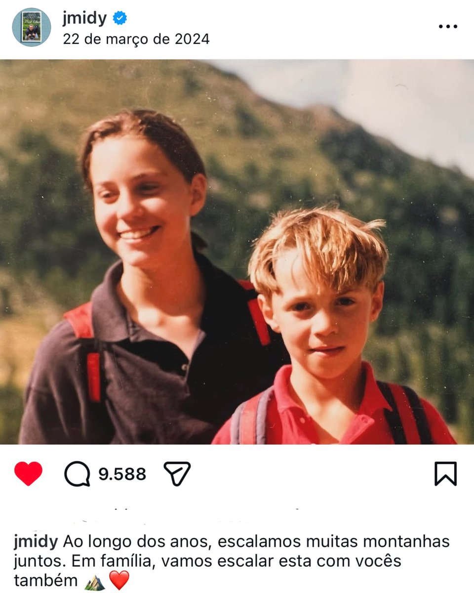 thewalesbrasil's tweet photo. James Middleton compartilhou uma linda mensagem para sua irmã, a Princesa de Gales. Ele relembrou que, há dois anos, os dois prometeram escalar essas montanhas:

“Há dois anos atrás, eu disse-te que escalaríamos esta montanha juntos. Falámos sobre escalar montanhas enquanto estiveste no hospital, e sobre o incrível poder curativo que a natureza pode ter tanto para o corpo como para a mente. Então foi uma honra juntar-me a ti no Desafio dos Três Picos para a Royal Marsden Cancer Charity.

Ver o quão longe você chegou é nada menos que inspirador. A tua força, resiliência e determinação, tudo isso enquanto és a mãe, esposa, filha e irmã mais incrível, inspiram-me a mim e a tantos outros todos os dias.

Continue sendo exatamente quem você é ✨”

📸 Matt Porteous