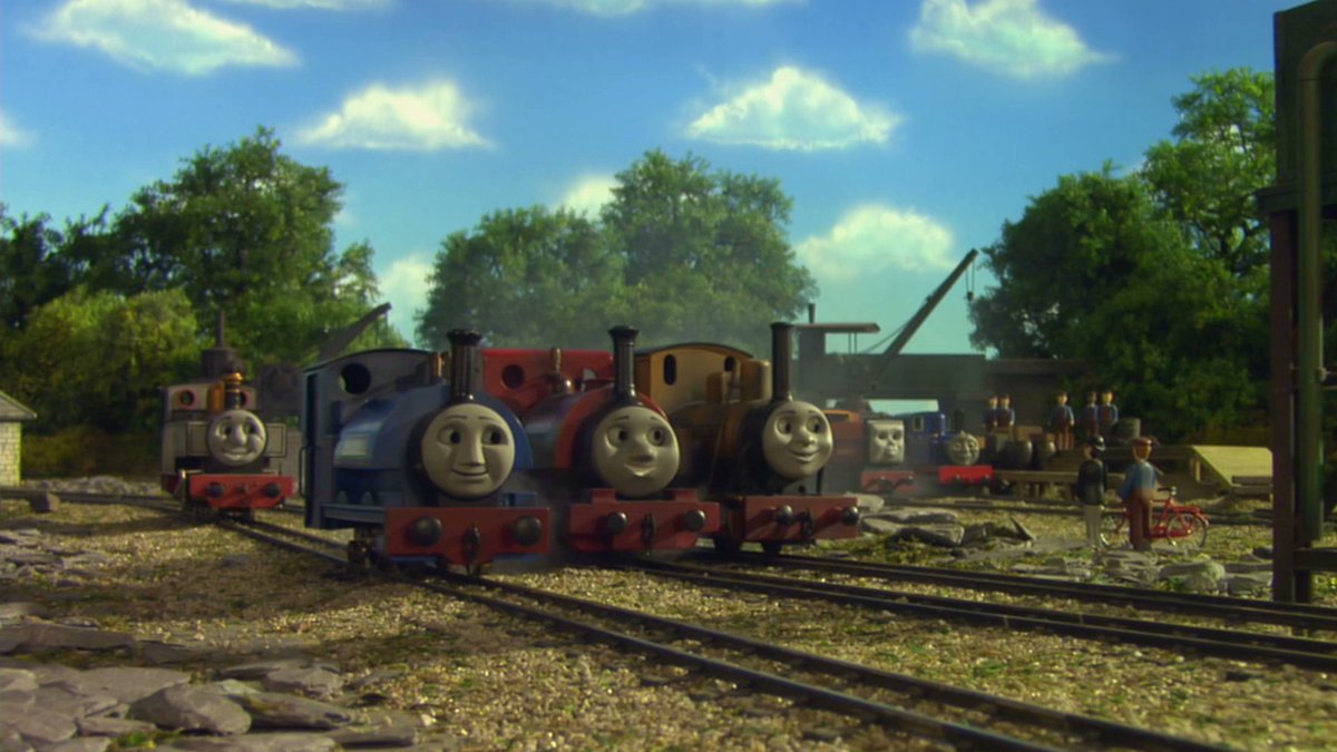 ThomasHistory84's tweet photo. In general too. 
Terence, Max, Mayor of Sodor, Diesel 10, Butch, Bill Stephen Hatt, Bridget Hatt, Farmer Finney, Lord Callan and the Duke of Boxford all made their final model series appearances here as well!
This was the first movie not to feature Lady
This marked the first- https://t.co/BWz7eelE1J