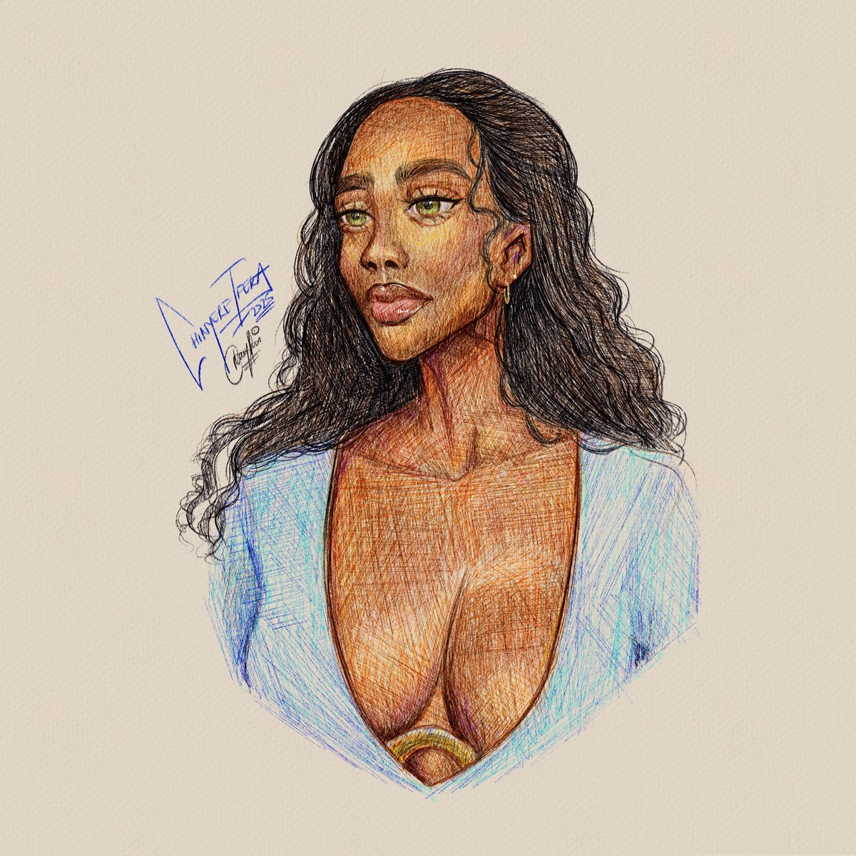 _chinnyi's tweet photo. I love drawing women #oldart https://t.co/YBuyEn6WFF